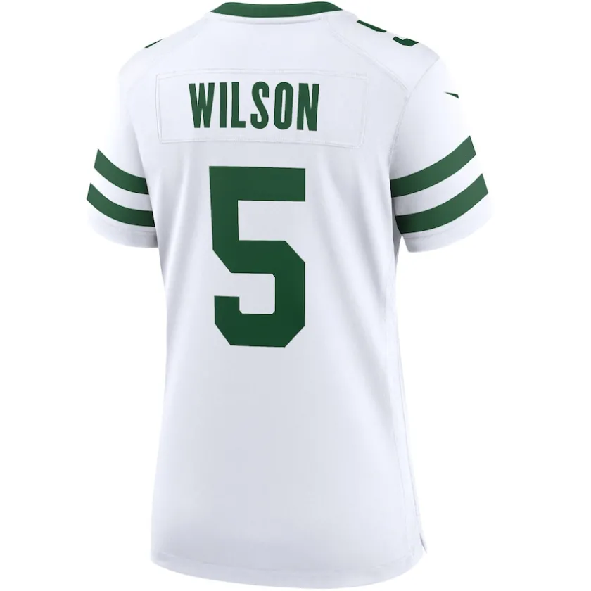 Jerseys|Women^New York Jets Women's Nike Garrett Wilson Legacy White Game Jersey