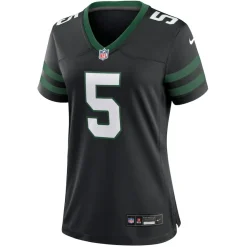 Jerseys|Women^New York Jets Women's Nike Garrett Wilson Legacy Black Alternate Game Jersey