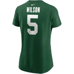T-Shirts|Women^New York Jets Women's Nike Garrett Wilson Legacy Green Name & Number T-Shirt