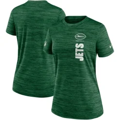 T-Shirts|Women^New York Jets Women's Nike Green Velocity Performance T-Shirt