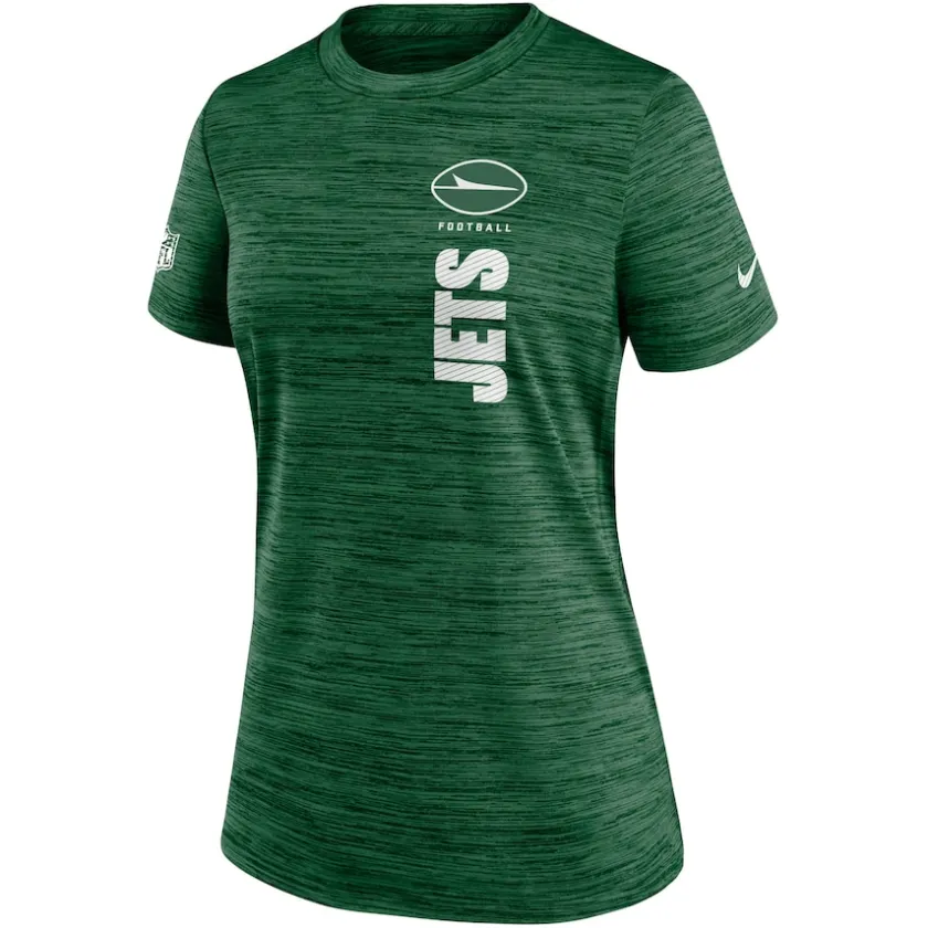 T-Shirts|Women^New York Jets Women's Nike Green Velocity Performance T-Shirt