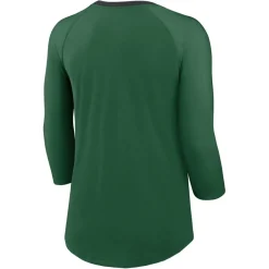 T-Shirts|Women^New York Jets Women's Nike Green Raglan 3/4 Sleeve T-Shirt