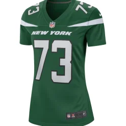 Replica|Throwback^New York Jets Women's Nike Joe Klecko Gotham Green Game Retired Player Jersey