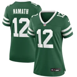 Jerseys|Women^New York Jets Women's Nike Joe Namath Legacy Green Retired Player Game Jersey