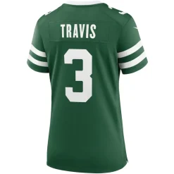 Jerseys|Women^New York Jets Women's Nike Jordan Travis Legacy Green Team Game Jersey