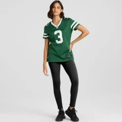 Jerseys|Women^New York Jets Women's Nike Jordan Travis Legacy Green Team Game Jersey
