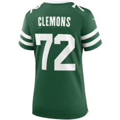Jerseys|Women^New York Jets Women's Nike Micheal Clemons Legacy Green Team Game Jersey