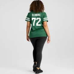 Jerseys|Women^New York Jets Women's Nike Micheal Clemons Legacy Green Team Game Jersey