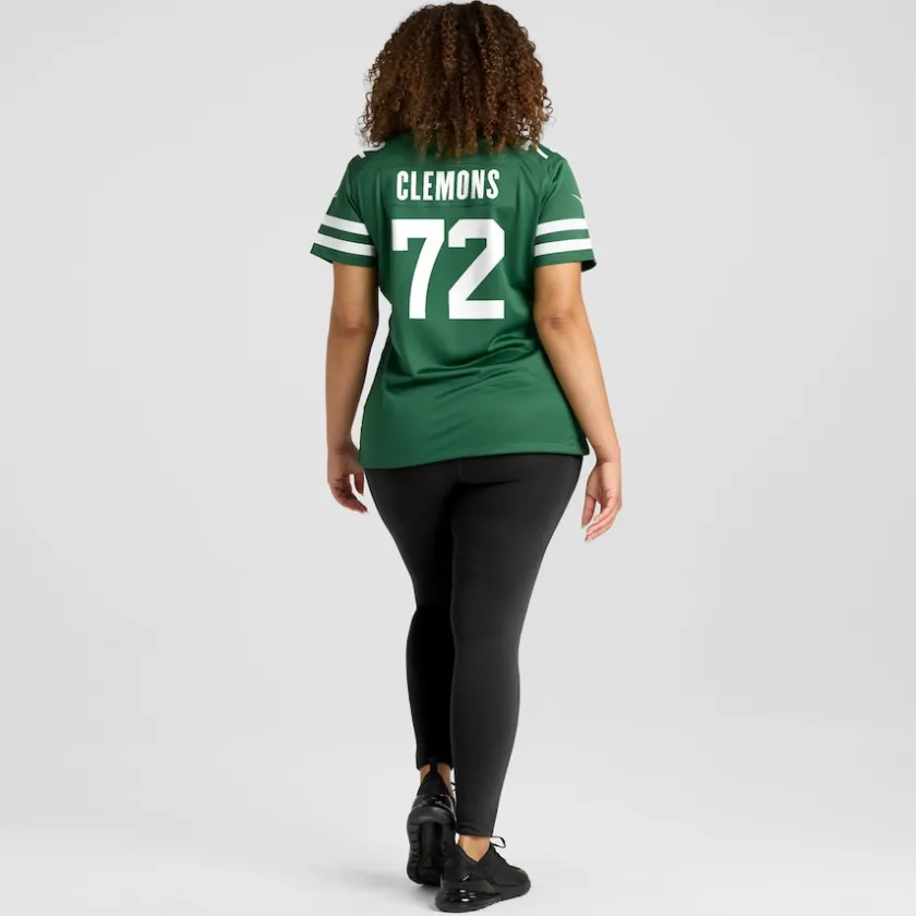 Jerseys|Women^New York Jets Women's Nike Micheal Clemons Legacy Green Team Game Jersey