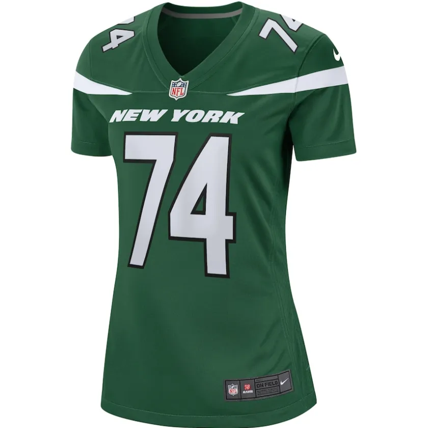 Jerseys|Women^New York Jets Women's Nike Nick Mangold Gotham Green Retired Player Jersey