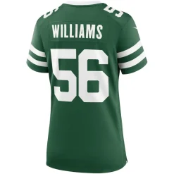 Jerseys|Women^New York Jets Women's Nike Quincy Williams Legacy Green Game Player Jersey