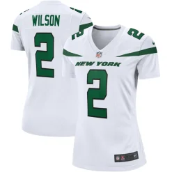 Jerseys|Women^New York Jets Women's Nike Zach Wilson White Player Jersey