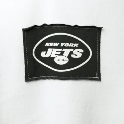 Sweatshirts & Fleece|Women^New York Jets Women's Refried Apparel White Sustainable Crop Dolman Pullover Hoodie