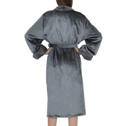 Underwear & Sleepwear^New York Jets Women's The Northwest Group Gray Snipe Personalized Robe
