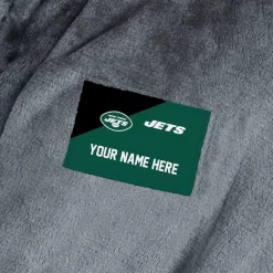 Underwear & Sleepwear^New York Jets Women's The Northwest Group Gray Snipe Personalized Robe