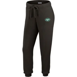 Underwear & Sleepwear^New York Jets Women's WEAR By Erin Andrews Cream Plus Size Knitted Tri-Blend Long Sleeve T-Shirt & Pants Lounge Set