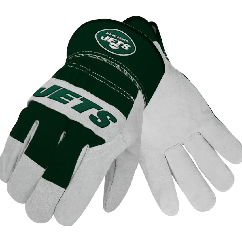 Gloves & Scarves^New York Jets Woodrow The Closer Work Gloves