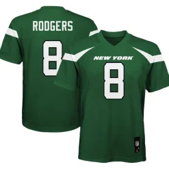 Jerseys|Kids^New York Jets Youth Aaron Rodgers Gotham Green Replica Player Jersey