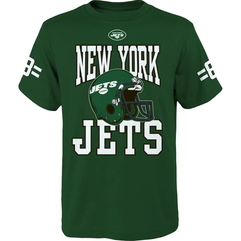 T-Shirts|Kids^New York Jets Youth Aaron Rodgers Green Helmet T-Shirt