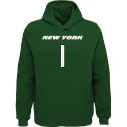 Sweatshirts & Fleece|Kids^New York Jets Youth Ahmad Sauce Gardner Green Mainliner Player Name & Number Pullover Hoodie