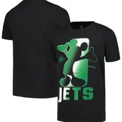 T-Shirts|Kids^New York Jets Youth Black Disney Cross Fade T-Shirt