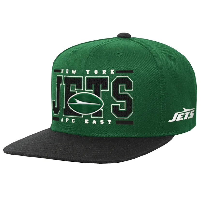 Hats|Kids^New York Jets Youth Green Retro Deadstock Snapback Hat