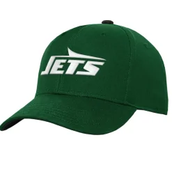 Hats|Kids^New York Jets Youth Green Team Pre-Curved Adjustable Hat