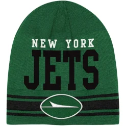 Hats|Kids^New York Jets Youth Green Retro Knit Beanie