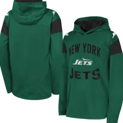 T-Shirts|Kids^New York Jets Youth Green The Champ Is Here Retro Long Sleeve Hoodie T-Shirt