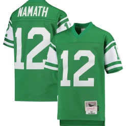 Jerseys|Kids^New York Jets Youth Mitchell & Ness Joe Namath Green 1968 Legacy Retired Player Jersey