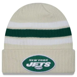 Hats|Kids^New York Jets Youth New Era White Vintage Cuffed Knit Hat