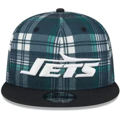 Hats|Kids^New York Jets Youth New Era Black 2024 Sideline Statement 9FIFTY Snapback Hat
