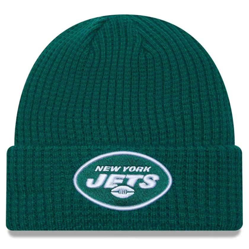 Hats|Kids^New York Jets Youth New Era Green Prime Cuffed Knit Hat