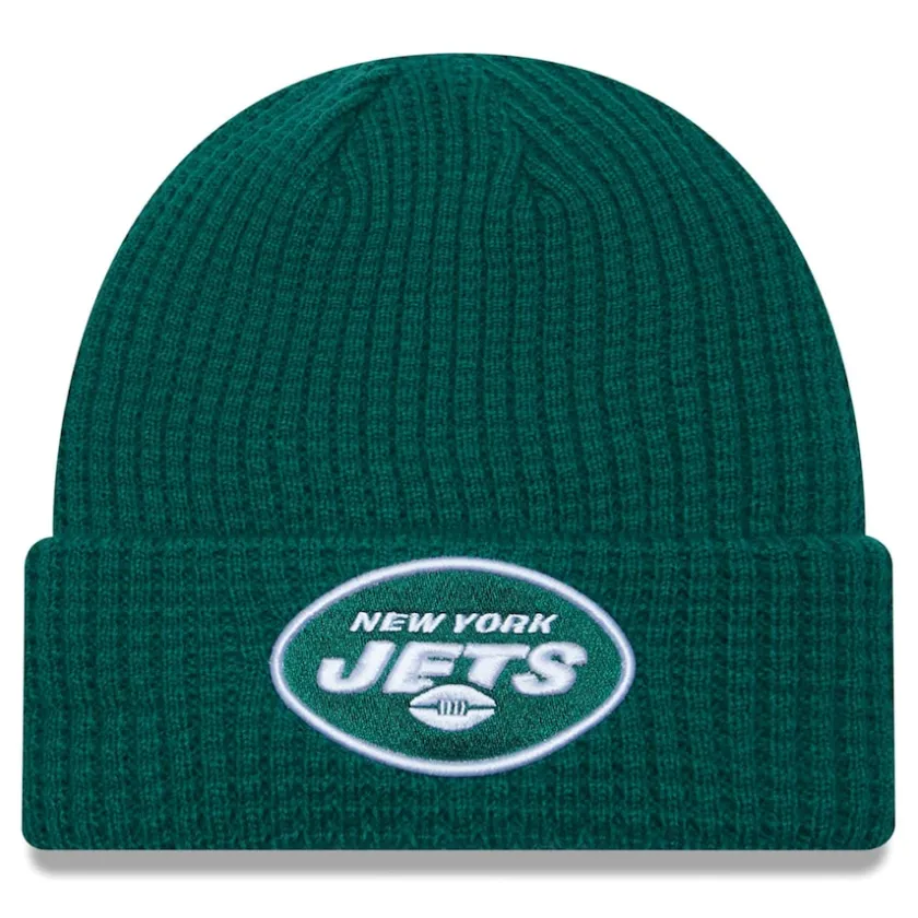 Hats|Kids^New York Jets Youth New Era Green Prime Cuffed Knit Hat