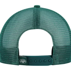 Hats|Kids^New York Jets Youth New Era White/Green Distressed 9FIFTY A-Frame Snapback Hat