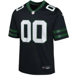 Jerseys|Kids^New York Jets Youth Nike Legacy Black Alternate Custom Game Jersey