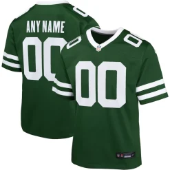 Jerseys|Kids^New York Jets Youth Nike Legacy Green Custom Game Jersey