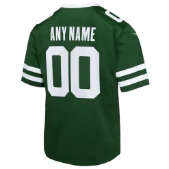 Jerseys|Kids^New York Jets Youth Nike Legacy Green Custom Game Jersey