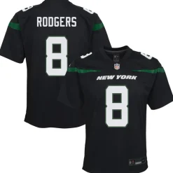 Jerseys|Kids^New York Jets Youth Nike Aaron Rodgers Black Game Jersey