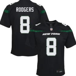 Jerseys|Kids^New York Jets Youth Nike Aaron Rodgers Black Game Jersey