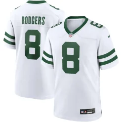 Jerseys|Kids^New York Jets Youth Nike Aaron Rodgers Legacy White Game Jersey