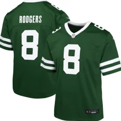 Jerseys|Kids^New York Jets Youth Nike Aaron Rodgers Gotham Green Game Jersey
