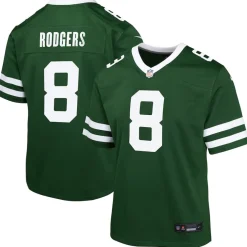Jerseys|Kids^New York Jets Youth Nike Aaron Rodgers Gotham Green Game Jersey