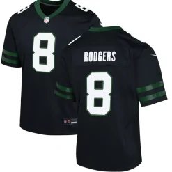 Jerseys|Kids^New York Jets Youth Nike Aaron Rodgers Legacy Black Alternate Game Jersey