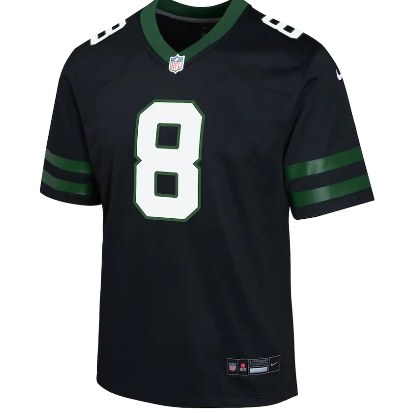 Jerseys|Kids^New York Jets Youth Nike Aaron Rodgers Legacy Black Alternate Game Jersey