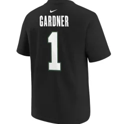 T-Shirts|Kids^New York Jets Youth Nike Ahmad Sauce Gardner Black Player Name & Number T-Shirt
