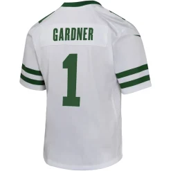 Jerseys|Kids^New York Jets Youth Nike Ahmad Sauce Gardner Legacy White Game Jersey