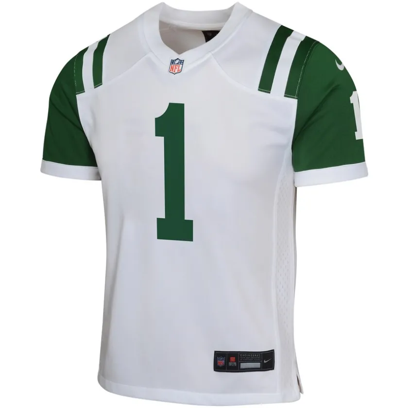Jerseys|Kids^New York Jets Youth Nike Ahmad Sauce Gardner White Classic Alternate Game Jersey