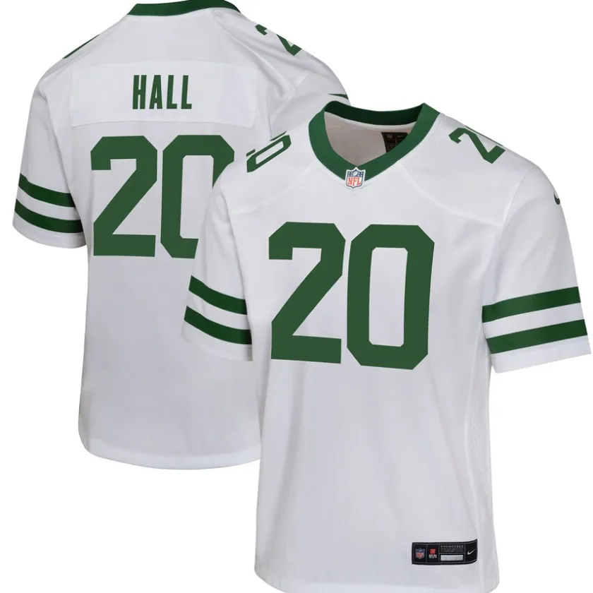 Jerseys|Kids^New York Jets Youth Nike Breece Hall Legacy White Game Jersey