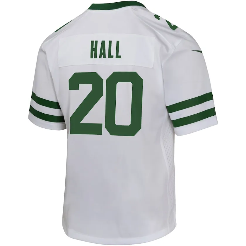Jerseys|Kids^New York Jets Youth Nike Breece Hall Legacy White Game Jersey